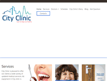 Tablet Screenshot of citymedicalclinic.com